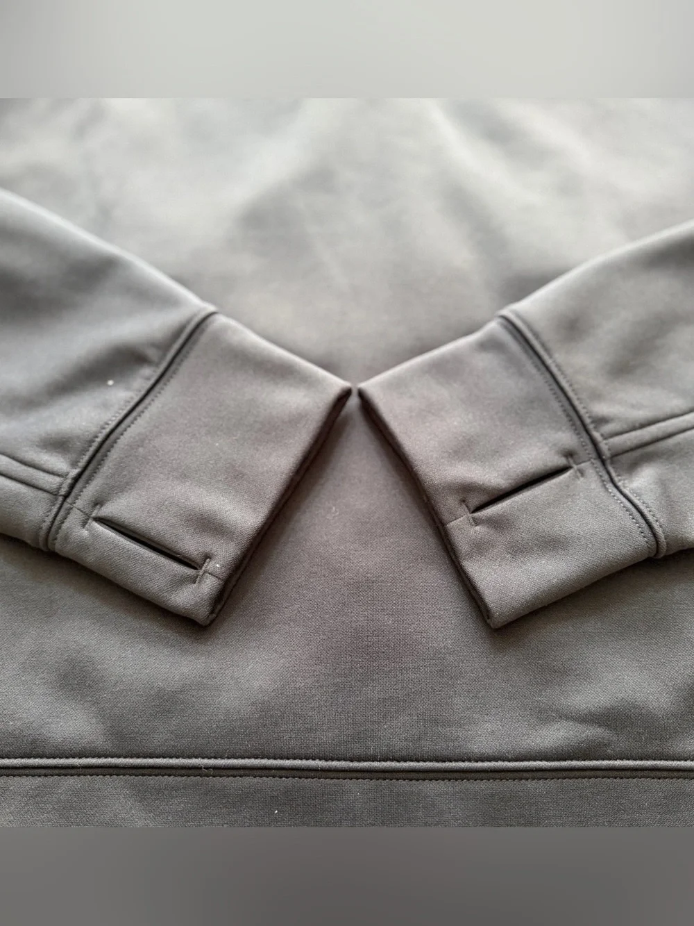 The North Face Navy Hoodie with Teal Logo and Drawcords